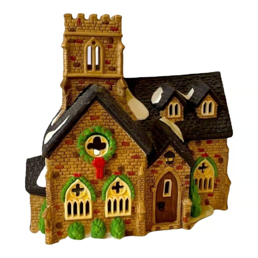 Department 56 Knottinghill Church Porcelain 5582-4 Dickens NO LIGHT
